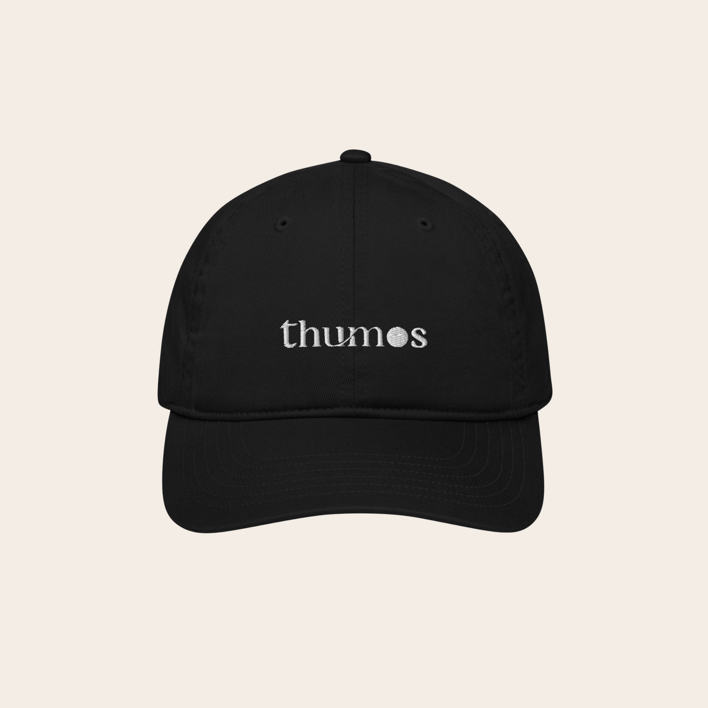 Thumos Organic Cotton Corduroy Cap - Black