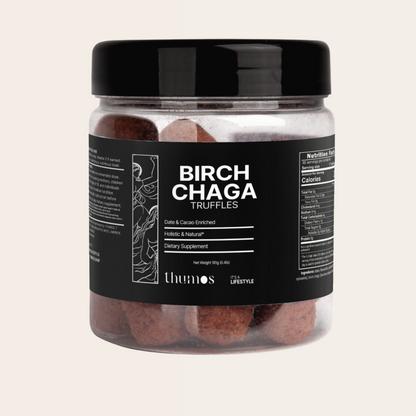 Birch Chaga Truffles (Date & Cacao)