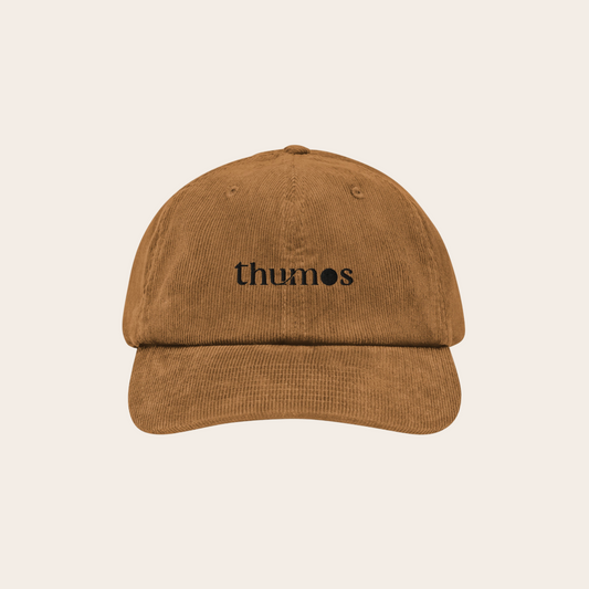 Thumos Organic Cotton Corduroy Cap - Camel